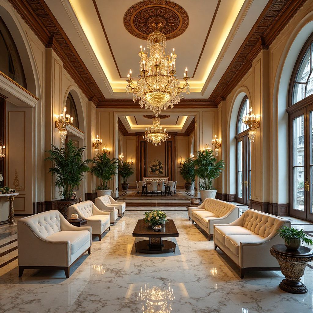 Luxe hotellobby